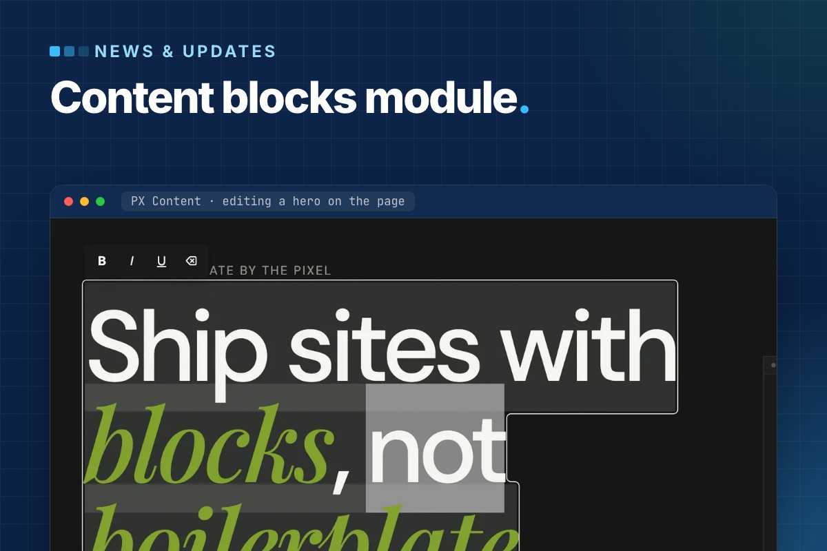 PX Content – free Joomla content blocks module