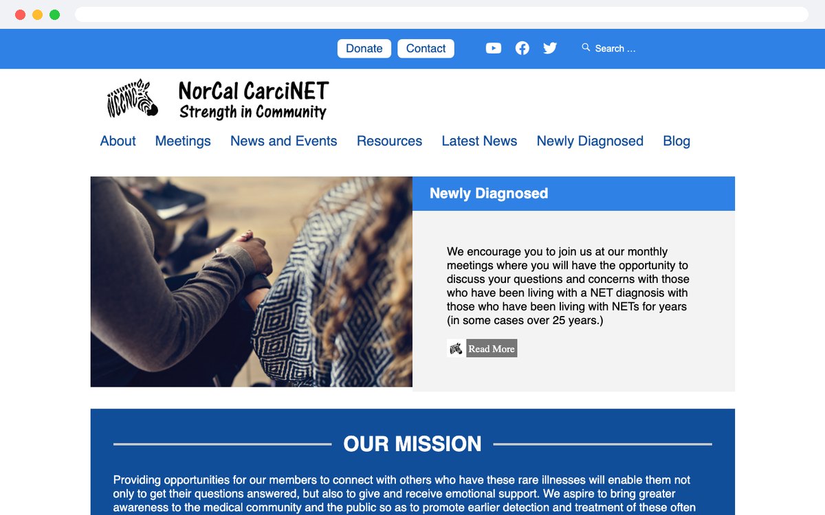 NorCal CarciNET Community home page