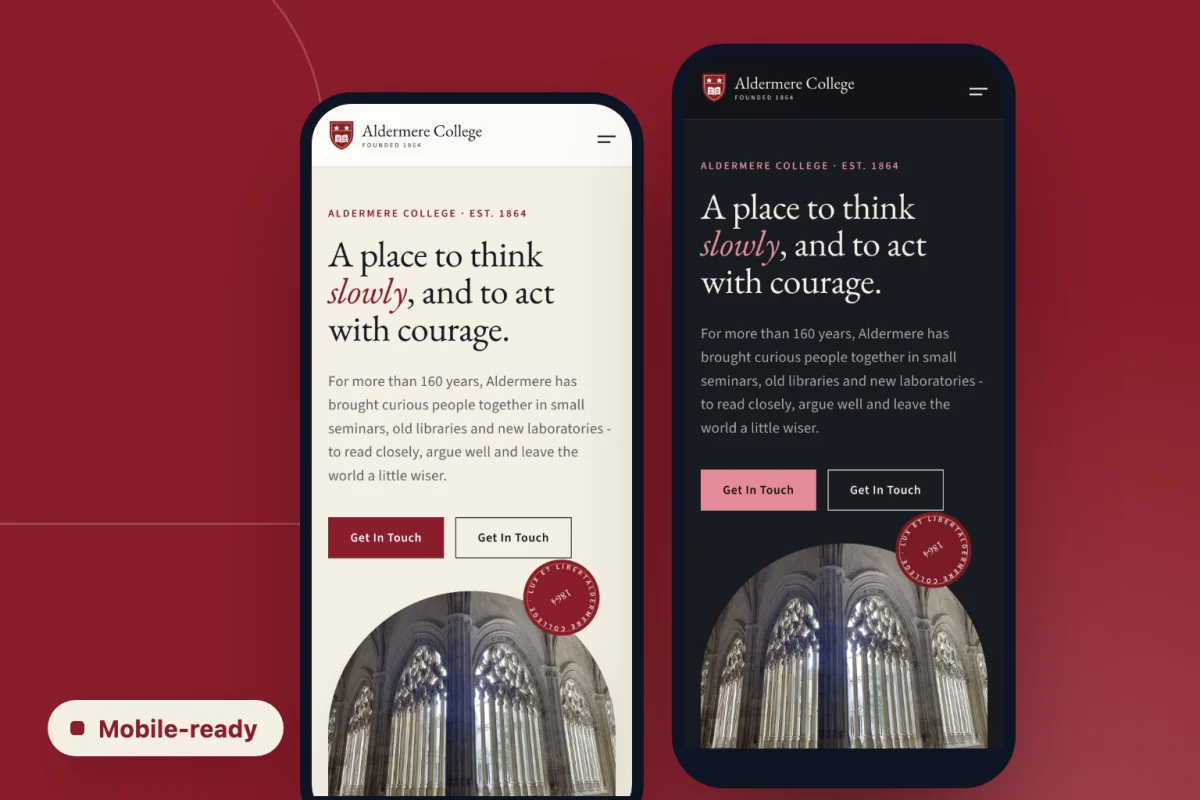 PX University – Mobile-ready, in both modes