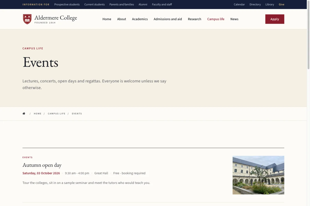 PX University – Events